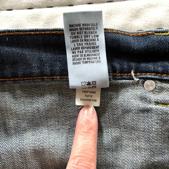 Lucky Brand Sweet Straight Jeans Sz 12/31 Dark Wash Denim - Picture 7 of 8